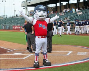 Laces mascot for NBC World Series